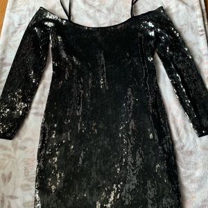 Black sparkly dress